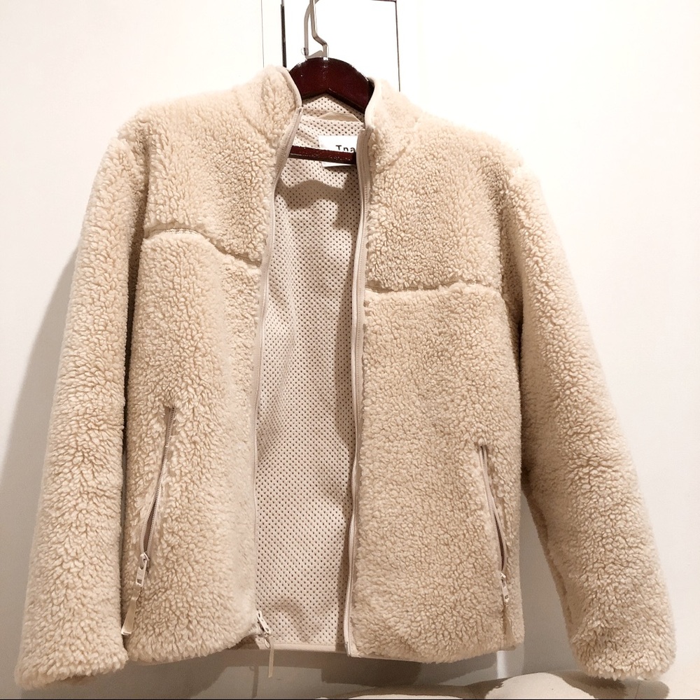 Aritzia TNA Sherpa Fleece Jacket size S